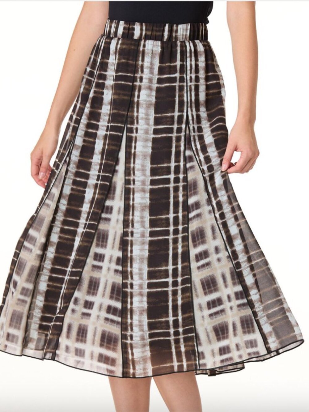 Cato Fashions Tie Dye Chiffon Skirt - NWT - XL